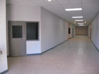Public Access Hallway for All Lease Spaces View from Security Doors