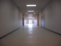 Public Access Hallway for All Lease Spaces View Toward Security Doors